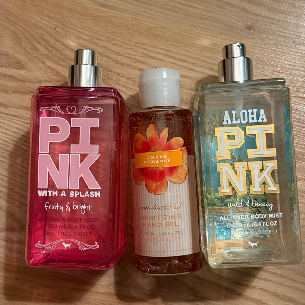 Victoria's Secret Pink Body Mist Duo - Pink and Clear
